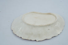 Load image into Gallery viewer, Antique Victorian Pink Floral Porcelain Shell Shaped Serving Bowl 12 Inch
