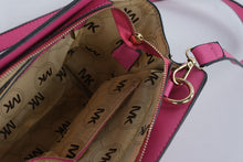 Load image into Gallery viewer, Michael Kors Pink Saffiano Leather Crossbody Bag Gold Hardware
