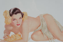 Load image into Gallery viewer, Alberto Vargas Temptation Pin Up Framed Print Horizontal Gilt Frame
