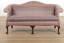 Load image into Gallery viewer, Apple Gayles Soft Purple Chippendale Sofa
