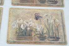Load image into Gallery viewer, Pimpernel Orchid Placemats Set of 4 Cork Backed Table Mats 16 x 12
