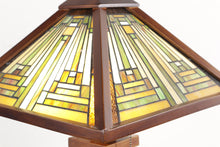 Load image into Gallery viewer, Stained Glass Mosaic Lamp
