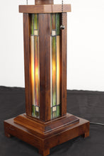 Load image into Gallery viewer, Stained Glass Mosaic Lamp
