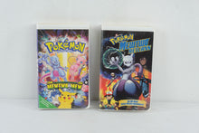Load image into Gallery viewer, Pokemon VHS Lot Mewtwo Returns and The First Movie Warner Bros Clamshell
