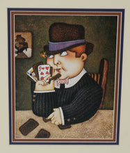 Load image into Gallery viewer, Steven Lamb Cheaters Royal Flush Framed Print Card Player 18 x 20
