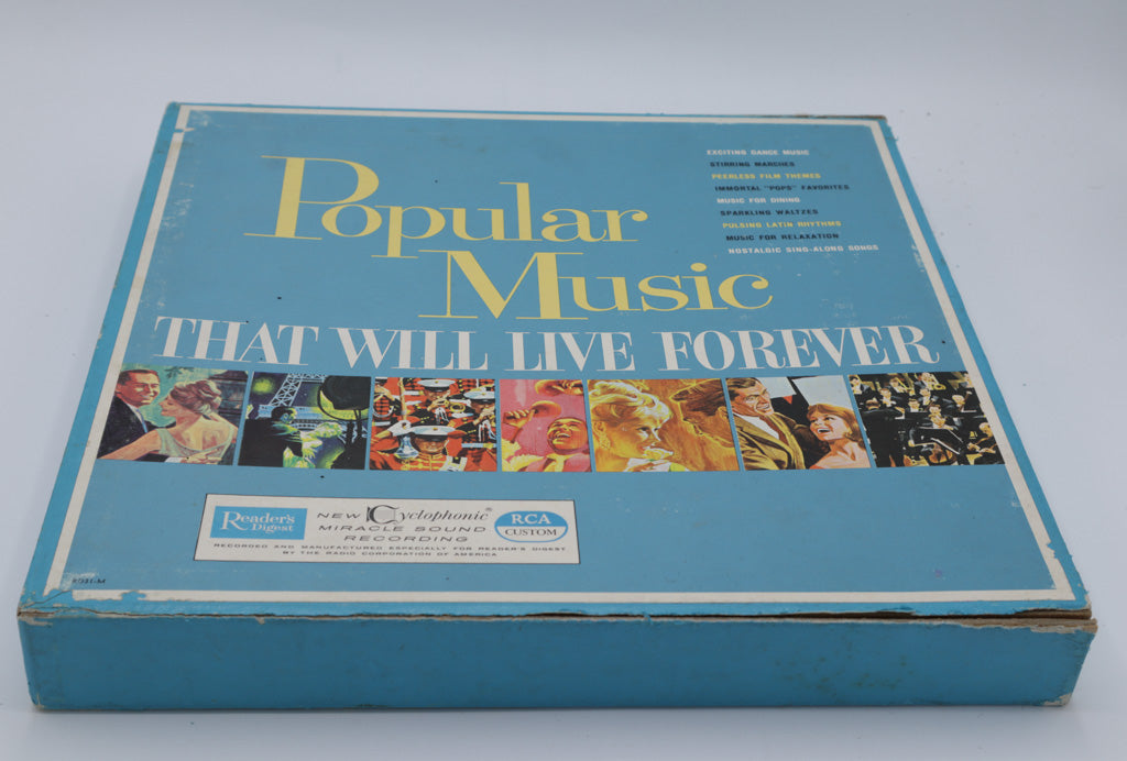 Reader’s Digest 10-LP Box Set – Popular Music That Will Live Forever (RCA Custom, Cyclophonic Sound, 1960s)