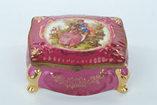 Load image into Gallery viewer, Porcelain Trinket Box - Goumot-Labesse Limoges - Made in France

