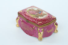 Load image into Gallery viewer, Porcelain Trinket Box - Goumot-Labesse Limoges - Made in France
