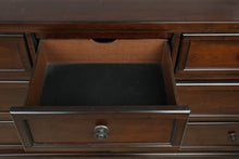 Load image into Gallery viewer, Ashley Porter 7-Drawer Dresser in Rustic Brown
