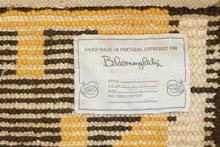 Load image into Gallery viewer, Bloomingdales Portuguese Hand Made Wool Rug 89 x 140 Geometric Southwestern
