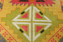 Load image into Gallery viewer, Bloomingdales Portuguese Hand Made Wool Rug 89 x 140 Geometric Southwestern
