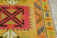 Load image into Gallery viewer, Bloomingdales Portuguese Hand Made Wool Rug 89 x 140 Geometric Southwestern
