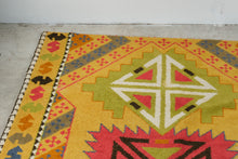 Load image into Gallery viewer, Bloomingdales Portuguese Hand Made Wool Rug 89 x 140 Geometric Southwestern
