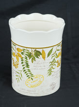 Load image into Gallery viewer, Botanical French Postcard Wastebasket Decorative Bathroom Trash Can Plastic 10 Inch
