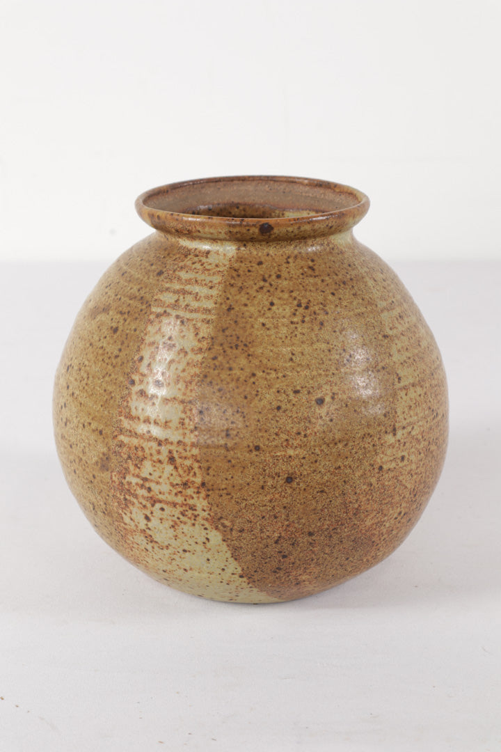 Earth Tone Ceramic Pot