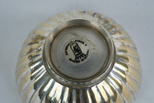 Load image into Gallery viewer, Mid Century Modern Silverplate Pierced Lidded Potpourri Box Brass Lined
