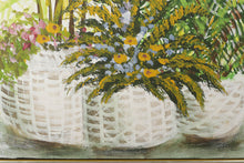 Load image into Gallery viewer, Potted Flowers Oil on Canvas by Lee Reynolds for Vanguard Galleries
