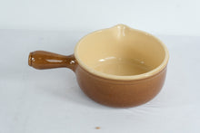 Load image into Gallery viewer, La Bourguignonne France Glazed Earthenware Sauce Pan – Fondue Style Pottery Cookware
