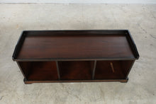 Load image into Gallery viewer, Pottery Barn Samantha Bench with Cubbies in Mahogany Finish
