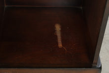 Load image into Gallery viewer, Pottery Barn Samantha Bench with Cubbies in Mahogany Finish
