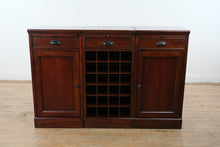 Load image into Gallery viewer, Pottery Barn Modular Bar Cabinet Wine Storage Set of 3
