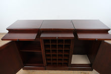 Load image into Gallery viewer, Pottery Barn Modular Bar Cabinet Wine Storage Set of 3

