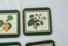 Load image into Gallery viewer, Pimpernel Pomona Fruit Cork Back Coasters Set of 6 England
