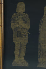 Load image into Gallery viewer, Pair Medieval Monument Brasses St Marys Church Beddington Surrey Framed Prints
