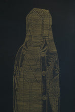 Load image into Gallery viewer, Pair Medieval Monument Brasses St Marys Church Beddington Surrey Framed Prints
