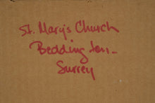 Load image into Gallery viewer, Pair Medieval Monument Brasses St Marys Church Beddington Surrey Framed Prints
