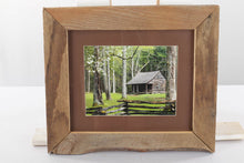 Load image into Gallery viewer, Primitive Cabin Photograph in Rustic Frame
