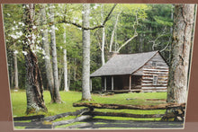 Load image into Gallery viewer, Primitive Cabin Photograph in Rustic Frame
