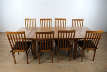 Load image into Gallery viewer, Lexington Home Brands Provence Extension Dining Table and 8 Slat Back Chairs

