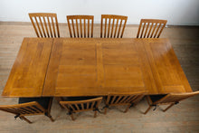 Load image into Gallery viewer, Lexington Home Brands Provence Extension Dining Table and 8 Slat Back Chairs
