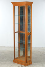 Load image into Gallery viewer, Pulaski Furniture Lighted Wood and Glass Curio Display Cabinet
