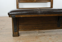 Load image into Gallery viewer, Pulaski Furniture Queen Oak Bed with Bench Footboard
