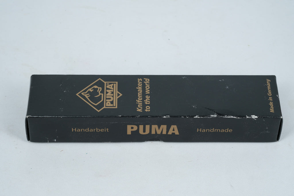 Puma Slender 188381 Fixed Blade Knife with Leather Sheath – Handmade in Germany