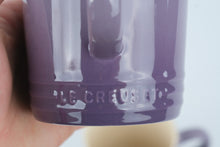 Load image into Gallery viewer, Le Creuset Set of 2 Stoneware Coffee Mugs Cassis Purple 12 oz 350 ml
