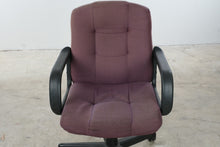 Load image into Gallery viewer, Purple Fabric High Back Swivel Office Chair with Arms
