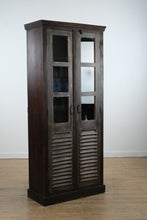 Load image into Gallery viewer, Rustic Purple Wood Cabinet – 85.5&quot; Tall
