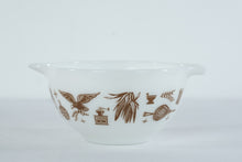 Load image into Gallery viewer, Pyrex Early American Cinderella Mixing Bowl Set 4 Piece Brown Gold 441 442 443 444
