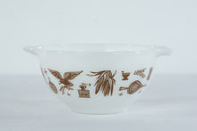 Load image into Gallery viewer, Pyrex Early American Cinderella Mixing Bowl Set 4 Piece Brown Gold 441 442 443 444
