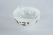 Load image into Gallery viewer, Pyrex Early American Cinderella Mixing Bowl Set 4 Piece Brown Gold 441 442 443 444
