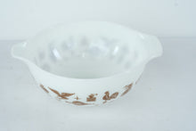 Load image into Gallery viewer, Pyrex Early American Cinderella Mixing Bowl Set 4 Piece Brown Gold 441 442 443 444
