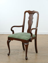 Load image into Gallery viewer, Commonwealth Cherry Queen Anne Arm Chair
