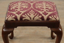 Load image into Gallery viewer, Queen Anne Elmhurst Vanity Bench - New Upholstery
