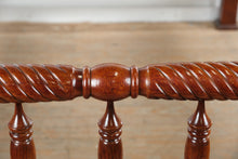 Load image into Gallery viewer, Cherry Queen Anne Four Poster Queen Bed with Twisted Posts
