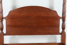 Load image into Gallery viewer, Queen Size Cherry Poster Bed by Harden Furniture – Reeded &amp; Carved Acanthus Posts
