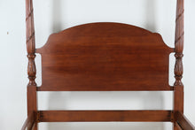 Load image into Gallery viewer, Queen Size Cherry Poster Bed by Harden Furniture – Reeded &amp; Carved Acanthus Posts
