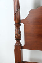 Load image into Gallery viewer, Queen Size Cherry Poster Bed by Harden Furniture – Reeded &amp; Carved Acanthus Posts
